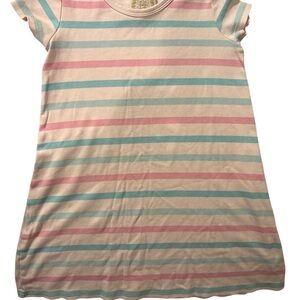 The Beaufort Bonnet Company Pink and Blue Striped Poly Play Dress